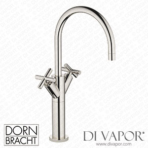 Dornbracht Tara Single-Hole Basin Mixer with Raised Base without Pop-Up Waste - Platinum 22 533 892-08 Spare Parts