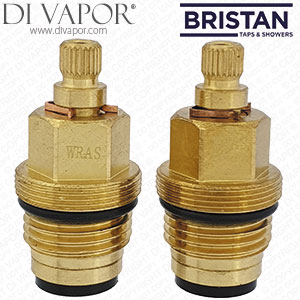 Bristan 2200653CP Pair of Regency Tap Gland Compression Cartridges