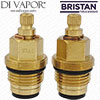 Bristan 2200653CP Pair of Regency Tap Gland Compression Cartridges - 24 Spline