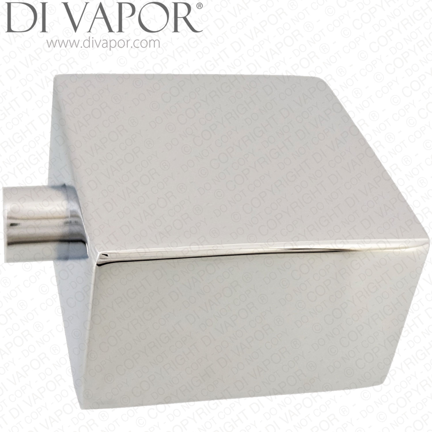 Temel 1 Way Shower Valve Square 42mm x 42mm Temperature Control Handle