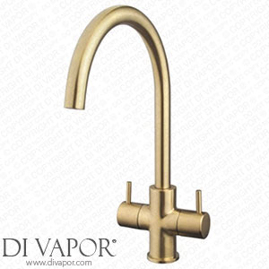 Wickes Kumai Monobloc Brushed Gold Tap Hp/lp - 223123 Spare Parts