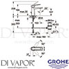 Grohe 23029000 Mixer Spare Diagram