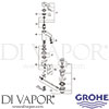 Grohe 23037002 Mixer Spare Diagram