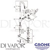 Grohe 23043002 Mixer Spare Diagram