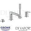 Grohe Eurostyle Cosmopolitan Four-Hole Single-Lever Bath Combination Spare Parts