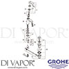 Grohe 23049002  Mixer Spare Diagram