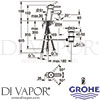 Grohe 23060001 Mixer Spare Diagram