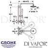 Grohe Euphoria Concetto System 180 Shower System ingle Lever Mixer Dimensions