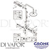 Grohe 23061002 Spare Tech Diagram