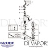 Grohe Veris Single-Lever Basin Mixer M-Size Spares