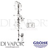 Grohe 2307700A Mixer Spare Tech Diagram