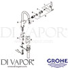 Grohe 23090000 Mixer Spare Tech Diagram