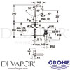Grohe 23093000 Mixer Spare Diagram