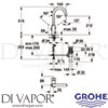 Grohe 23095000 Mixer Spare Diagram