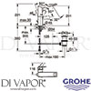 Grohe 23109000 Mixer Spare Diagram