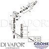 Grohe 23109000 Mixer Spare Tech Diagram