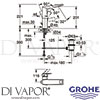 Grohe 23109A00 Mixer Spare Diagram