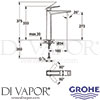 Grohe 23114A00 Mixer Spare Diagram