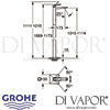Grohe Allure Brilliant Single-Lever Basin Mixer XXL-Size Tap Dimensions