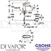 Grohe 23117000 Mixer Spare Diagram