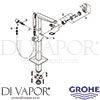 Grohe 23119001 Mixer Spare Tech Diagram