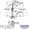 Grohe 23119AL0 Mixer Spare Diagram