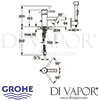 Grohe Essence Single-Lever Basin Mixer S-Size Dimensions