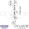 Grohe Essence Single-Lever Basin Mixer S-Size Spares