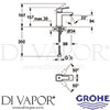 Grohe 23134000 Mixer Spare Diagram