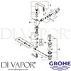 Grohe 23135000 Mixer Spare Diagram