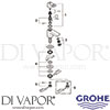 Grohe 23137000 Spare Diagram