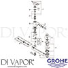 Grohe 23138000 Mixer Spare Diagram