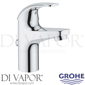 Grohe 23164000 BauCurve Single Lever Basin Mixer (1/2 Inch) Spare Parts