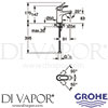 Grohe 23175000 Mixer Spare Diagram