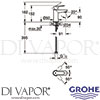 Grohe 23176000 Mixer Spare Diagram