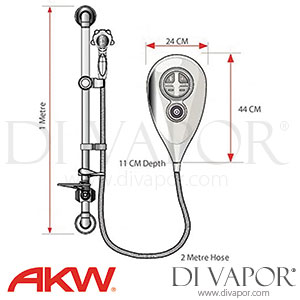 AKW 23180CH Luda S 10.0kW Electric Shower Spare Parts