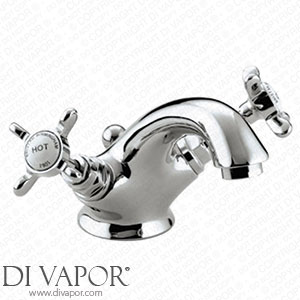 Wickes 231810 1901 Chrome Crosshead Basin Mixer Tap with Pop-Up Waste Spare Parts
