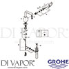 Grohe 2318400A Mixer Spare Diagram
