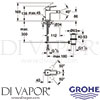 Grohe 23189000 Mixer Spare Diagram