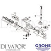 Grohe 23191000 Mixer Spare Tech diagram