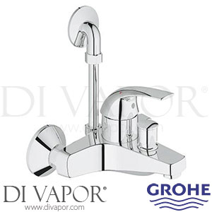 Grohe 23197000 BauCurve Single Lever Bath Mixer Spare Parts