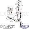 Grohe 23197000 Mixer Spare Tech Diagram