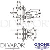 Grohe 23198000 Mixer Spare Diagram