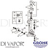 Grohe 23198000 Mixer Spare Tech Diagram