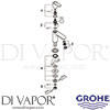 Grohe 23203000 Spare Tech Diagram