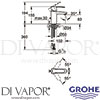 Grohe 23204000 Mixer Spare Diagram