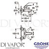 Grohe 23206001 Mixer Spare Diagram