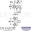 Grohe 23208000 Mixer Spare Diagram