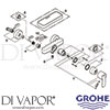 Grohe 23208000 Mixer Spare Tech Diagram