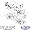 Grohe 23213000 Mixer Spare Tech Diagram